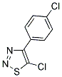 5-CHLORO-4-(4-CHLOROPHENYL)-1,2,3-THIADIAZOLE CAS#: 338407-87-7