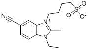 5-CYANO-1-ETHYL-2-METHYL-3-(4-SULFOBUTYL)BENZIMIDAZOLIUM BETAINE CAS#: 32634-35-8
