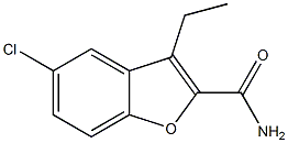 5-Chloro-3-ethylbenzofuran-2-carboxaMide CAS#: 35350-98-2