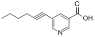 5-HEX-1-YNYLNICOTINIC ACID CAS#: 306935-31-9