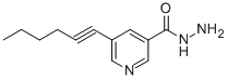 5-HEX-1-YNYLPYRIDINE-3-CARBOHYDRAZIDE CAS#: 306935-32-0