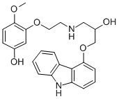 5'-HYDROXYPHENYL CARVEDILOL CAS#: 142227-51-8