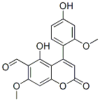 5-Hydroxy-4-(4-hydroxy-2-methoxyphenyl)-7-methoxy-2-oxo-2H-1-benzopyran-6-carbaldehyde CAS#: 35290-13-2