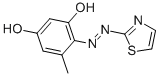 5-METHYL-4-(2-THIAZOLYLAZO)RESORCINOL CAS#: 37422-56-3