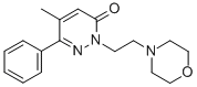 5-Methyl-2-(2-morpholinoethyl)-6-phenyl-3(2H)-pyridazinone CAS#: 33048-46-3