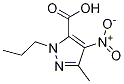 5-Methyl-4-nitro-2-propyl-2H-pyrazole-3-carboxylic acid CAS#: 39658-17-8
