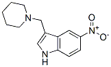 5-Nitro-3-(1-piperidinylmethyl)-1H-indole CAS#: 3414-69-5