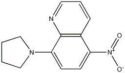 5-Nitro-8-(pyrrolidin-1-yl)quinoline CAS#: 294194-84-6