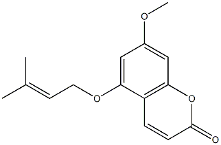 5-Prenyloxy-7-methoxycoumarin CAS#: 35590-41-1