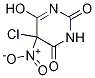 5-chloro-6-hydroxy-5-nitro-dihydro-pyrimidine-2,4-dione CAS#: 3749-49-3
