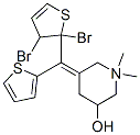5-(dithiophen-2-ylmethylidene)-1,1-dimethyl-2,3,4,6-tetrahydropyridin- 3-ol bromide CAS#: 38795-19-6