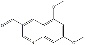 5,7-diMethoxyquinoline-3-carbaldehyde CAS#: 363135-56-2