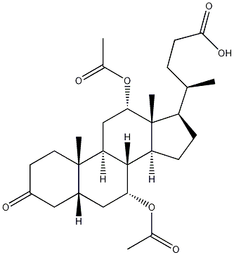 (5beta,7alpha,12alpha)-7,12-Bis(acetyloxy)-3-oxocholan-24-oic acid CAS#: 300386-87-2