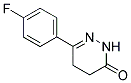 6-(4-FLUOROPHENYL)-4,5-DIHYDRO-3(2H)-PYRIDAZINONE CAS#: 39499-62-2