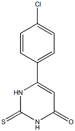 6-(4-chlorophenyl)-2,3-dihydro-2-thioxo-4(1H)-Pyrimidinone CAS#: 36479-17-1
