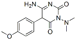 6-Amino-3-(dimethylamino)-5-(4-methoxyphenyl)pyrimidine-2,4(3H,5H)-dione CAS#: 39265-99-1