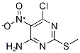 6-Chloro-2-(methylthio)-5-nitropyrimidin-4-amine CAS#: 38136-96-8