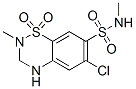 6-Chloro-3,4-dihydro-N,2-dimethyl-2H-1,2,4-benzothiadiazine-7-sulfonamide 1,1-dioxide CAS#: 37458-91-6