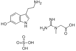 6-HYDROXYTRYPTAMINE, CREATINE SULFATE CAS#: 39929-25-4