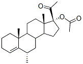 6-alpha-methyl-20-oxopregn-4-en-17-alpha-yl acetate CAS#: 3137-73-3