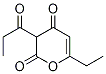 6-ethyl-3-propionyl-2H-pyran-2,4(3H)-dione CAS#: 35236-85-2
