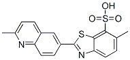 6-methyl-2-(2-methyl-6-quinolyl)benzothiazole-7-sulphonic acid CAS#: 3181-86-0