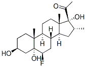 6beta-fluoro-3beta,5alpha,17-trihydroxy-16alpha-methylpregnan-20-one CAS#: 3264-92-4