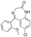 7-Chloro-1,3-dihydro-5-(2-methoxyphenyl)-2H-1,4-benzodiazepine-2-one CAS#: 3023-44-7