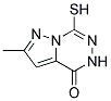 7-MERCAPTO-2-METHYL-5H-PYRAZOLO[1,5-D][1,2,4]TRIAZIN-4-ONE CAS#: 40535-03-3