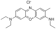 7-(diethylamino)-3-(ethylamino)-2-methylphenoxazin-5-ium chloride CAS#: 31857-17-7