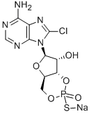 8-CHLOROADENOSINE-3',5'-CYCLIC MONOPHOSPHOROTHIOATE, SP-ISOMER SODIUM SALT CAS#: 142754-28-7