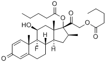 9-fluoro-11beta,17,21-trihydroxy-16beta-methylpregna-1,4-diene-3,20-dione 17,21-di(valerate) CAS#: 38196-44-0