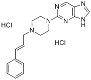 9H-Purine, 2-(4-cinnamyl-1-piperazinyl)-, dihydrochloride CAS#: 37425-10-8