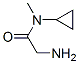 Acetamide, 2-amino-N-cyclopropyl-N-methyl- (9CI) CAS#: 340810-43-7