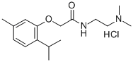 Acetamide, N-(2-(dimethylamino)ethyl)-2-(thymyloxy)-, monohydrochlorid e CAS#: 32305-20-7