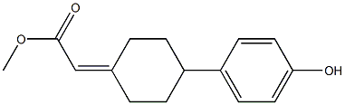 Acetic acid, 2-[4-(4-hydroxyphenyl)cyclohexylidene]-, Methyl ester CAS#: 701232-66-8