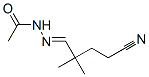 Acetic acid, (4-cyano-2,2-dimethylbutylidene)hydrazide (9CI) CAS#: 357295-15-9