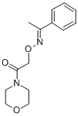 Acetophenone O-(morpholinocarbonylmethyl)oxime CAS#: 38063-84-2