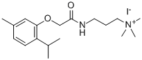 Ammonium, (3-(2-(thymyloxy)acetamido)propyl)trimethyl-, iodide CAS#: 32305-19-4