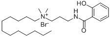 Ammonium, dimethyldodecyl(3-(salicylamido)propyl)-, bromide CAS#: 30596-55-5