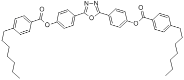 BENZOIC ACID, 4-HEPTYL-, 1,3,4-OXADIAZOLE-2,5-DIYLDI-4,1-PHENYLENE ESTER CAS#: 279675-92-2