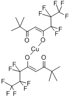 BIS(6,6,7,7,8,8,8-HEPTAFLUORO-2,2-DIMETHYL-3,5-OCTANEDIONATE)COPPER(II) CAS#: 38926-19-1