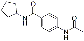 Benzamide, 4-(acetylamino)-N-cyclopentyl- (9CI) CAS#: 348615-16-7