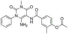 Benzamide, 4-(acetyloxy)-N-(6-amino-1,2,3,4-tetrahydro-3-methyl-2,4-dioxo-1-phenyl-5-pyrimidinyl)-3-methyl- CAS#: 301206-02-0