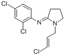 Benzenamine, 2,4-dichloro-N-(1-(3-chloro-2-propenyl)-2-pyrrolidinylide ne)- CAS#: 32329-83-2