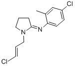 Benzenamine, 4-chloro-N-(1-(3-chloro-2-propenyl)-2-pyrrolidinylidene)- 2-methyl- CAS#: 32280-72-1