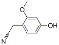 Benzeneacetonitrile, 4-hydroxy-2-methoxy- (9CI) CAS#: 310869-92-2