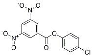 Benzoic acid, 3,5-dinitro-, 4-chlorophenyl ester CAS#: 38144-19-3