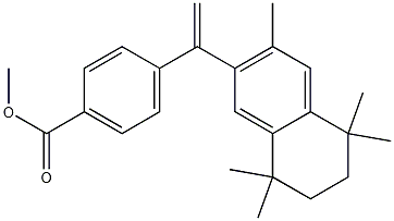 Benzoic acid, 4-[1-(5,6,7,8-tetrahydro-3,5,5,8,8-pentamethyl-2-naphthalenyl)ethenyl]-, methyl ester CAS#: 153559-48-9