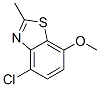 Benzothiazole, 4-chloro-7-methoxy-2-methyl- (9CI) CAS#: 300706-39-2